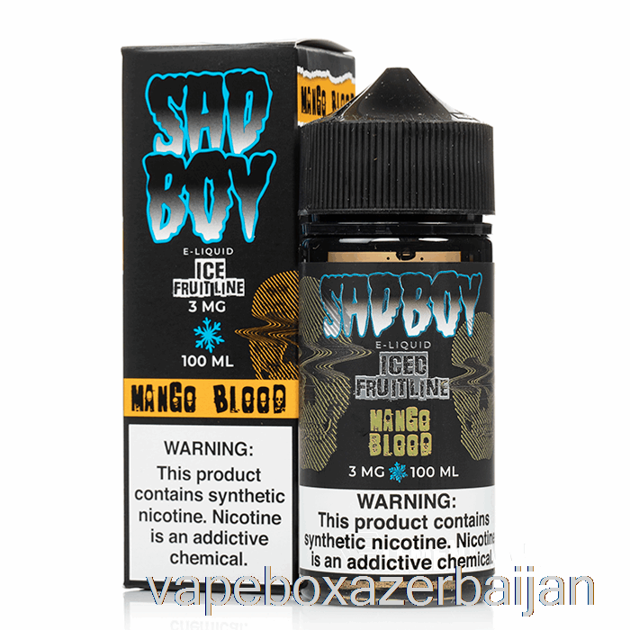 E-Juice Vape ICE Mango Blood - Sadboy - 100mL 0mg